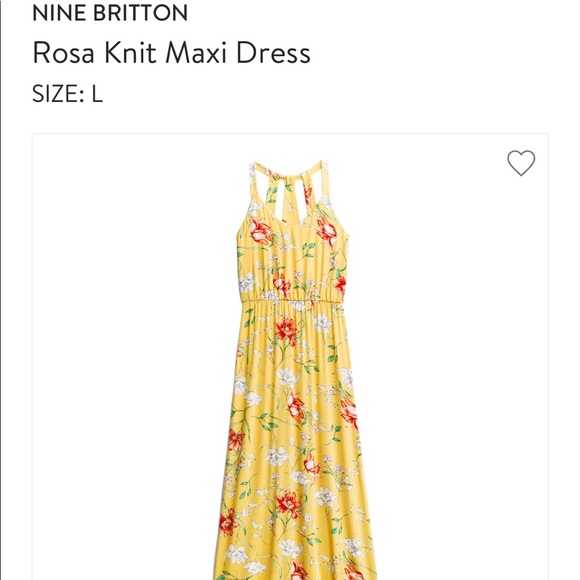 rosa knit maxi dress